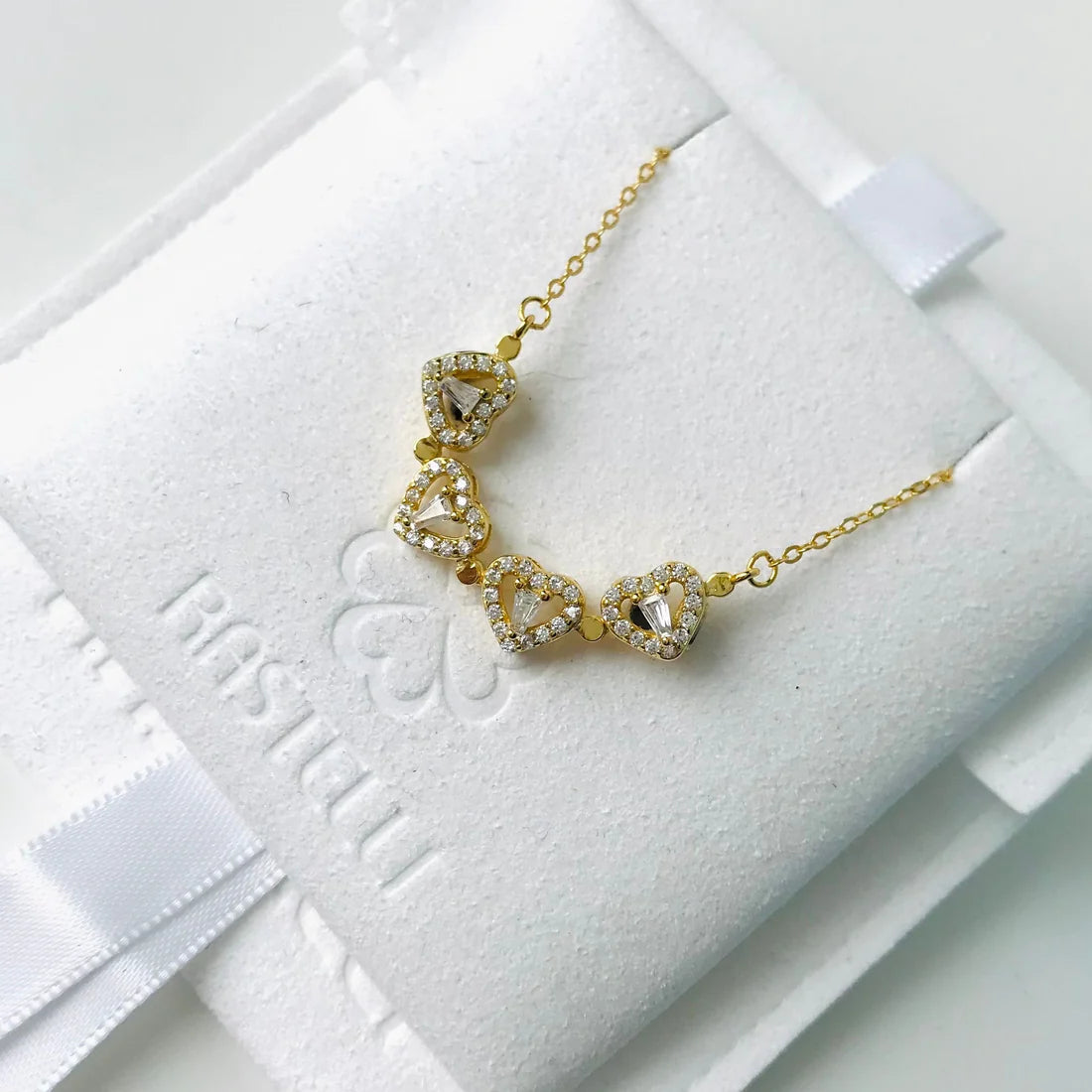 Colar Pendente Banhado a Zircônia