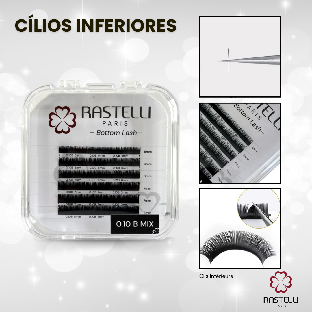 Cílios Inferiores 0.10 - B | Mix