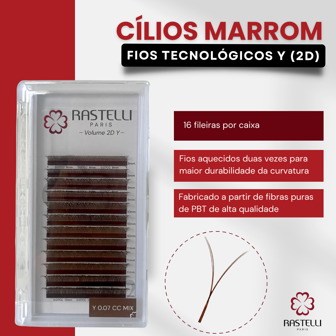 Cílios Y - Marrom