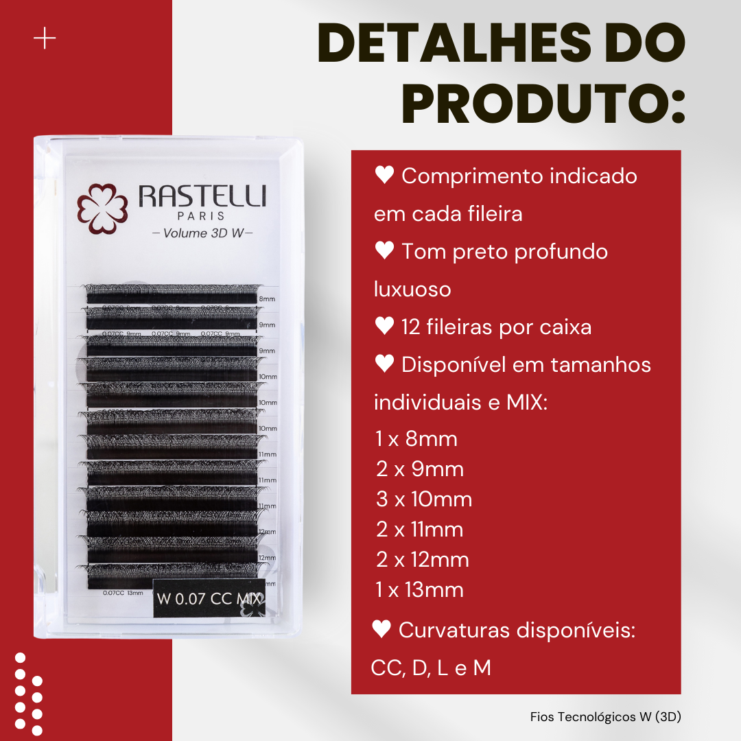 Cílios W - Volume egípcio