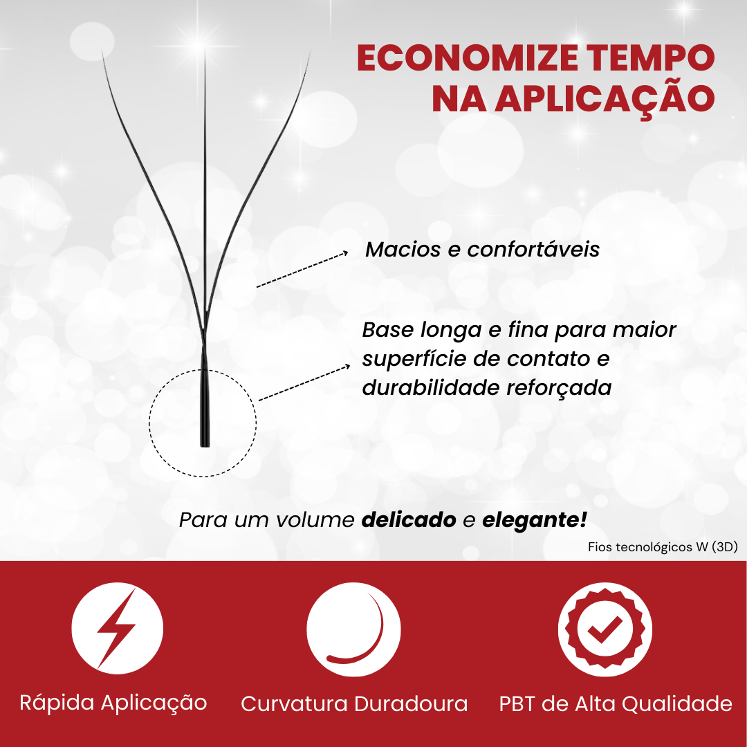 Cílios W - Volume egípcio