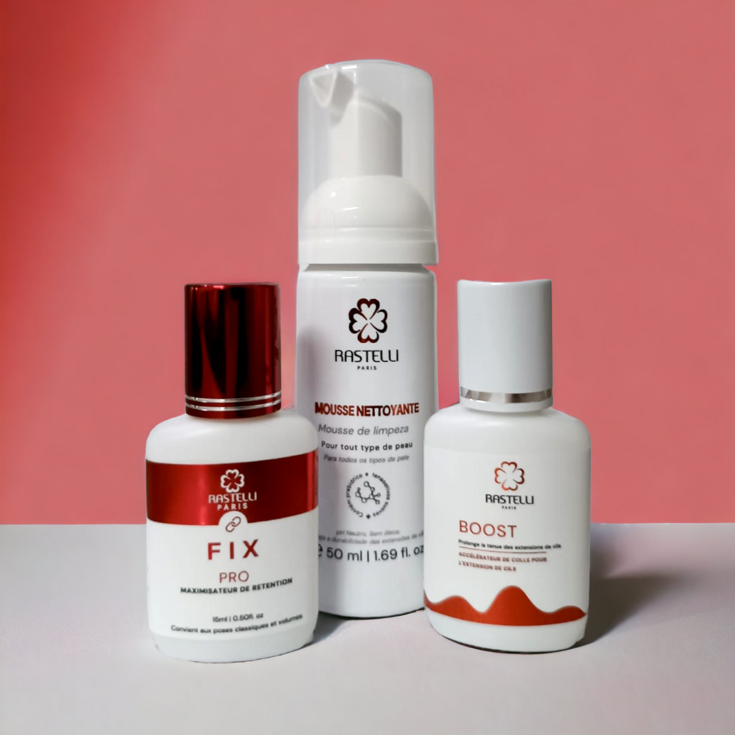 KIT: Loção Boost + Mousse + Fix PRO