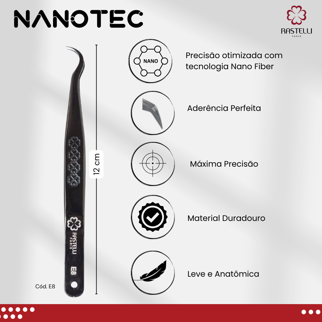 Pinça de volume nanotec E8